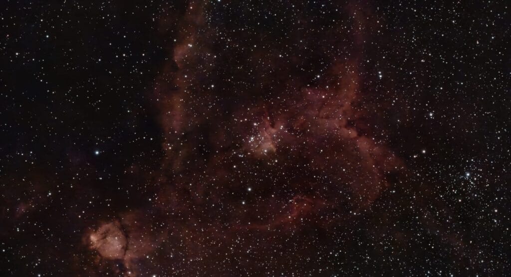 03 18 6 25 IC1805 The Heart Nebula 217foto Dual Band G60 Telescoop.nl - Alles voor sterrenkijken & natuurwaarneming