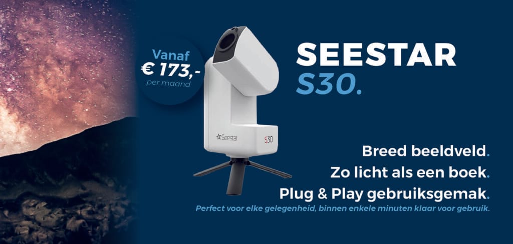 Seestar s30 Telescoop.nl - Alles voor sterrenkijken & natuurwaarneming