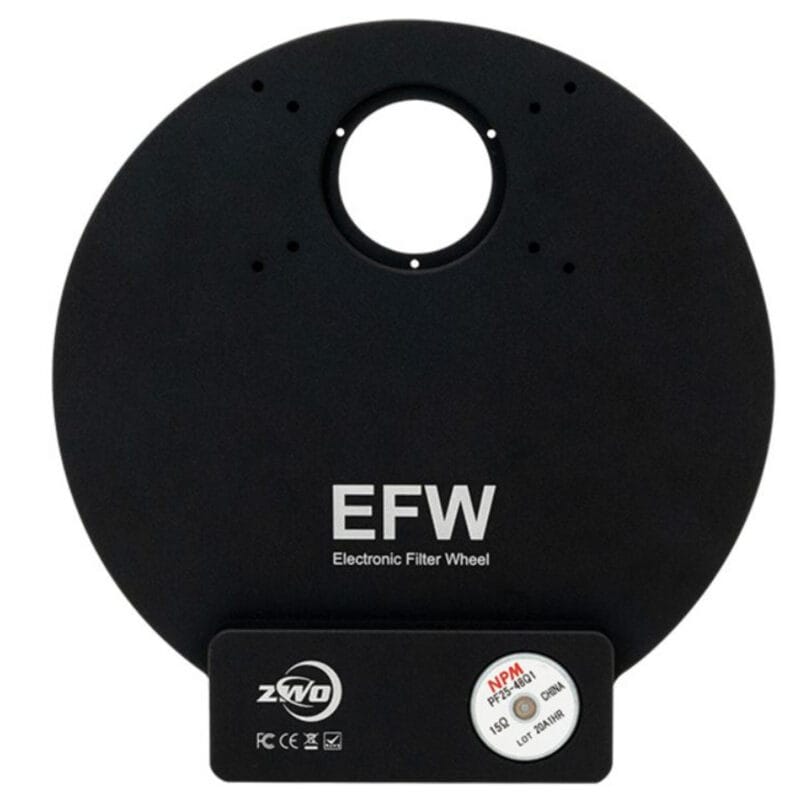 ZWO Gemotoriseerd filterwiel EFW 7x36mm II Telescoop.nl - Alles voor sterrenkijken & natuurwaarneming
