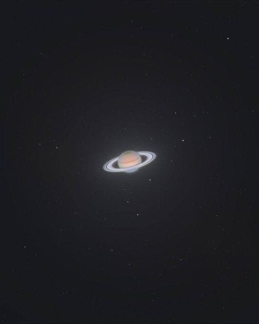 Saturnus door een telescoop: wat kan je verwachten? 1 saturnus door een 6 inch telescoop saturnus door een telescoop