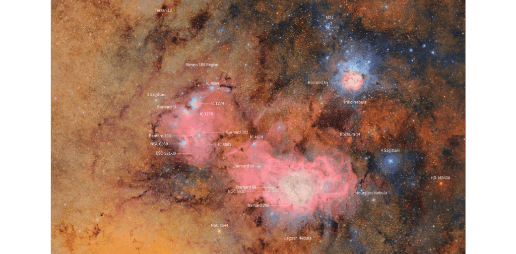 trifid and lagoon nebulae Telescoop.nl - Alles voor sterrenkijken & natuurwaarneming