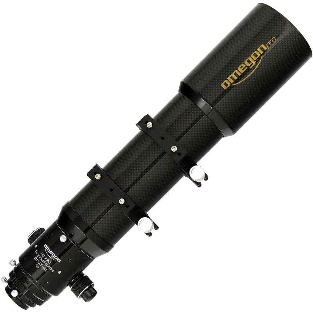 Omegon 110/660 Pro APO ED Carbon OTA 3 Omegon Apochromatische refractor Pro APO AP 110 660 ED Carbon OTA 1 Omegon Apochromatische refractor Pro APO AP 110 660 ED Carbon OTA 1 Telescoop.nl - Alles voor sterrenkijken & natuurwaarneming