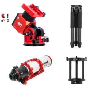 ZWO FF80 APO Bundel met AM3 en Carbon Statief