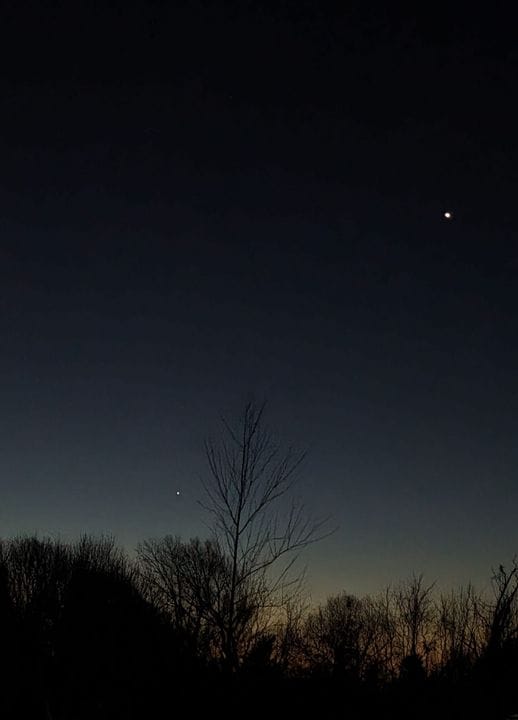 mercurius door een telescoop