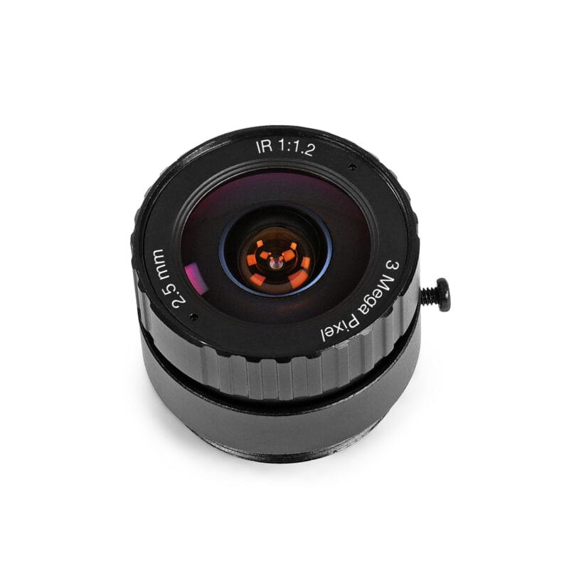 Omegon CS-Mount Lens 2,5 mm f/1,2