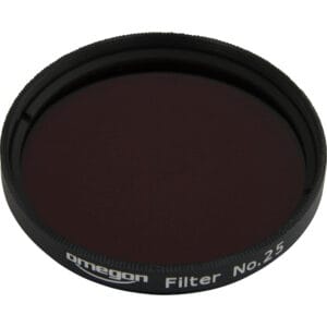 Rood kleurfilter 2 inch – Omegon #25