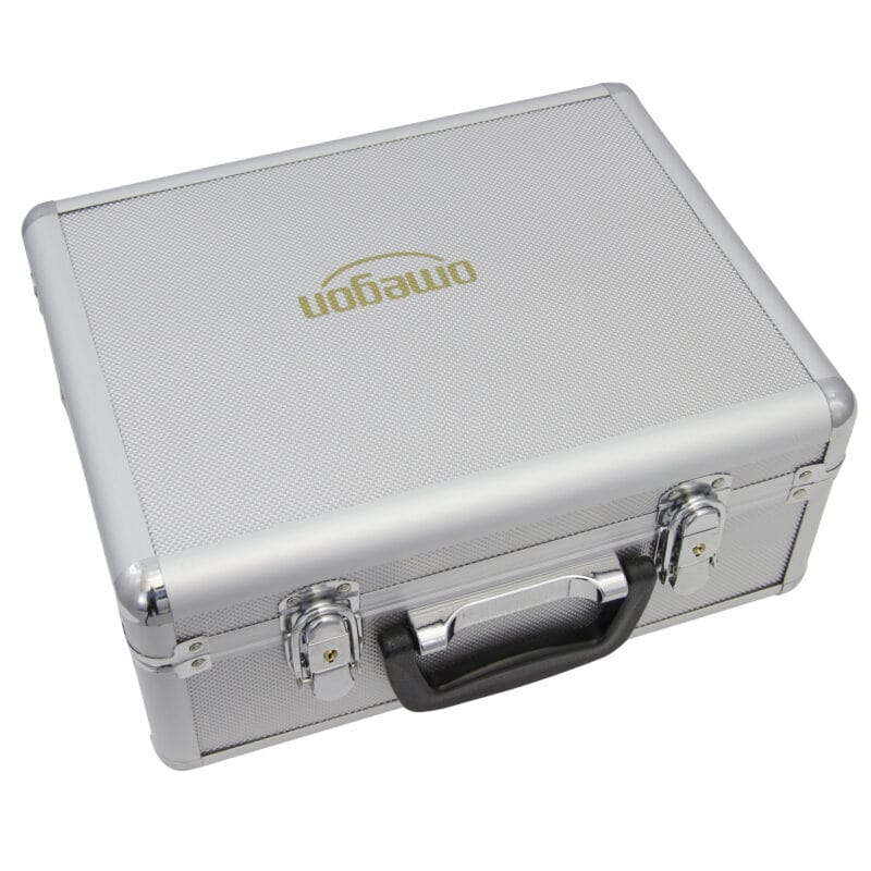 Omegon kleine aluminium transportkoffer