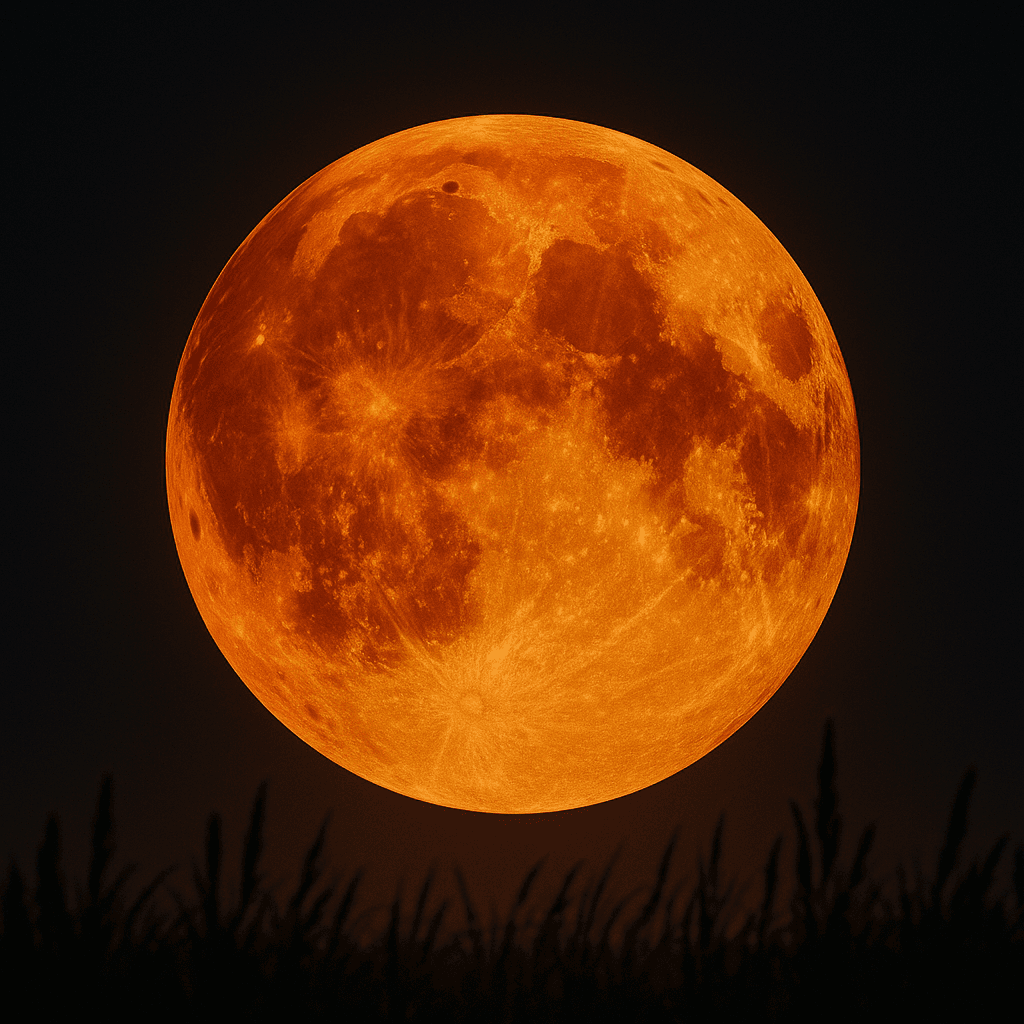 Volle maan september 2025: een totale maansverduistering