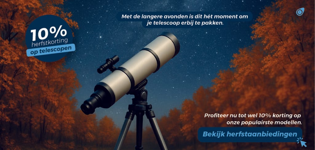 Banner Herfst Telescoop Telescoop.nl - Alles voor sterrenkijken & natuurwaarneming