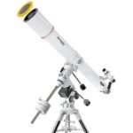 Bresser AC 90 1200 Telescope Messier EXOS-2 (1) Bresser AC 90/1200 telescoop met lange buis gemonteerd op EXOS-2 montering met contragewicht