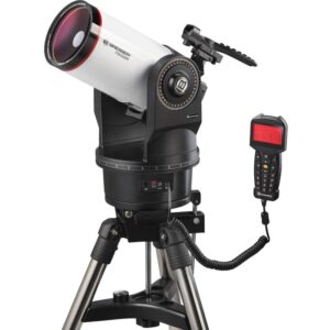 Bresser Maksutov MC 127/1900 Telescoop MCX Messier EQ/AZ GoTo op aluminium statief met gemonteerde GoTo-handcontroller.