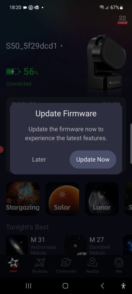 seestar s50 setup 6 Telescoop.nl - Alles voor sterrenkijken & natuurwaarneming