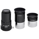 Bresser 102/600 EQ-3 AT-3 buisdetail met focuser, zoeker en sterspiegel