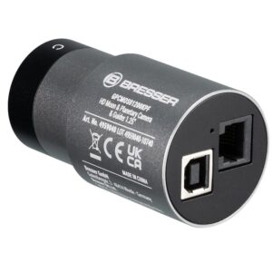 Bresser 1,25" HD kleurencamera met USB- en ST4-poorten voor astrofotografie en guiding