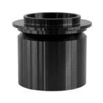 Bresser 2"-/T2-adapter cameraverbindingsstuk van zwart aluminium met T2-schroefdraad en 2" telescoopaansluiting