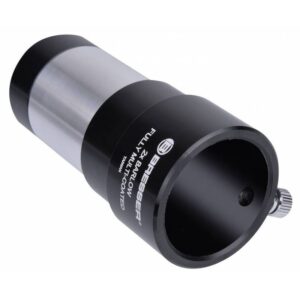 Bresser 2x 1,25" barlowlens met meervoudige coating en metalen behuizing voor telescoop en oculair
