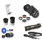 Bresser AC 102 1000 EXOS-2 Telescoop Messier GoTo SET (3) Bresser AC 102/1000 EXOS-2 Bresser Camera HD Moon Planetary Guider 1,25"