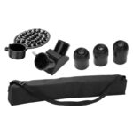 Bresser AC 70/350 AZ meegeleverde set met zenitprisma, drie oculairs, adapter en statieftas