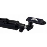 Bresser AC 90/900 close-up van focuser met smartphonehouder gemonteerd voor maanobservatie
