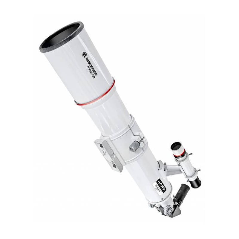 Bresser AR90/500 Camera Guiding Kit 2 Bresser AR90 500 Camera Guiding Kit Bresser AR90/500 guiding telescoop met bevestigde volgcamera en prismaklem in witte afwerking