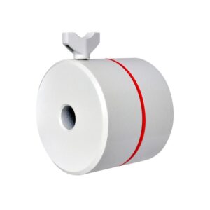 Bresser EXOS-2 metalen contragewicht met rode markering en centrale boring voor stangbevestiging