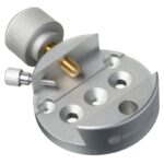 Bresser-Messier-Prismaklem-voor-Vixen-Style (3) Bresser Messier Prismaklem zilverkleurige houder met meerdere schroefgaten en draaiknop