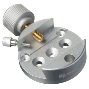 Bresser Messier Prismaklem zilverkleurige houder met meerdere schroefgaten en draaiknop