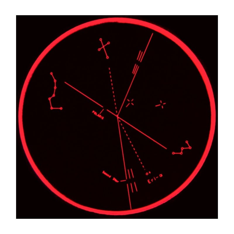Bresser Poolzoeker voor Exos 1 2 Bresser Poolzoeker voor Exos 1 2 Bresser Poolzoeker met verlichte sterrenbeeldgravure voor nauwkeurige pooluitlijning