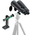 Bresser SF 20x80 ED Verrekijkers Spezial Astro (6) Bresser SF 20x80 ED gemonteerd op statief met robuuste adapterarm voor stabiele observatie