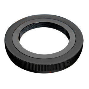 Bresser T2-Ring camera-adapter voor Canon EOS R en RP met T2-schroefdraad in zwart aluminium