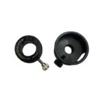 iOptron CGEM/EQ6/AZ-EQ6 iPolar adapter bovenaanzicht met bevestigingsring en montageschroef