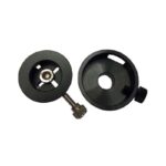 iOptron CGEM/EQ6/AZ-EQ6 iPolar adapter onderaanzicht met zichtbare inwendige aansluiting en schroefsysteem